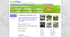 Desktop Screenshot of events.equifind.co.uk